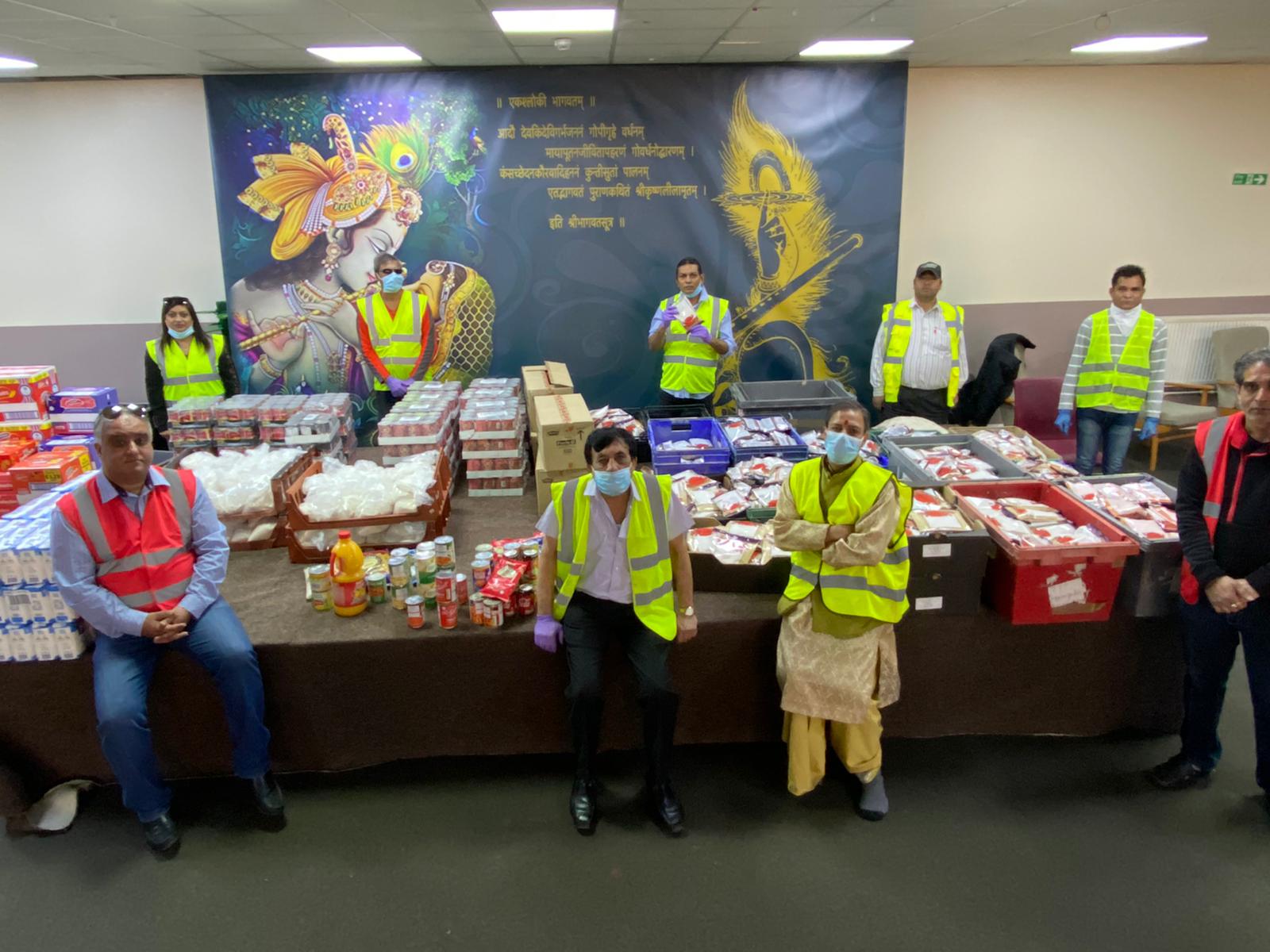 All the food that we either purchase or is donated by local community and business is help together to sorted and packed for individual parcels.e 