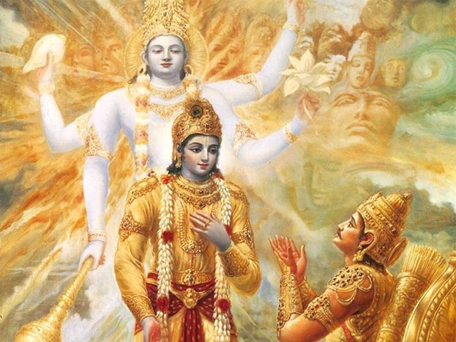 Shree Krishna and Arjun